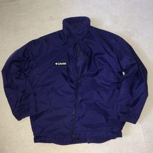 Columbia reversable fleece windbreaker